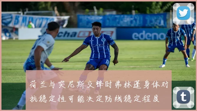 荷兰与突尼斯交锋时弗林蓬身体对抗稳定性可能决定防线稳定程度
